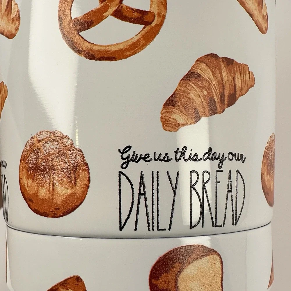 Pepper & Poppy Travel Mug 17oz Stainless Steel Insulated Bread Pretzel